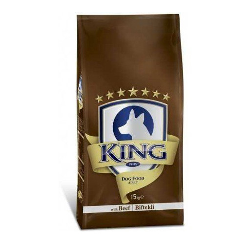 King Yetişkin Köpek Maması Biftekli 15 Kg